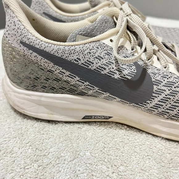 Nike Womens Gray Zoom Pegasus 35 Phantom Running Shoes Size 12 942855-004 - Picture 6 of 10